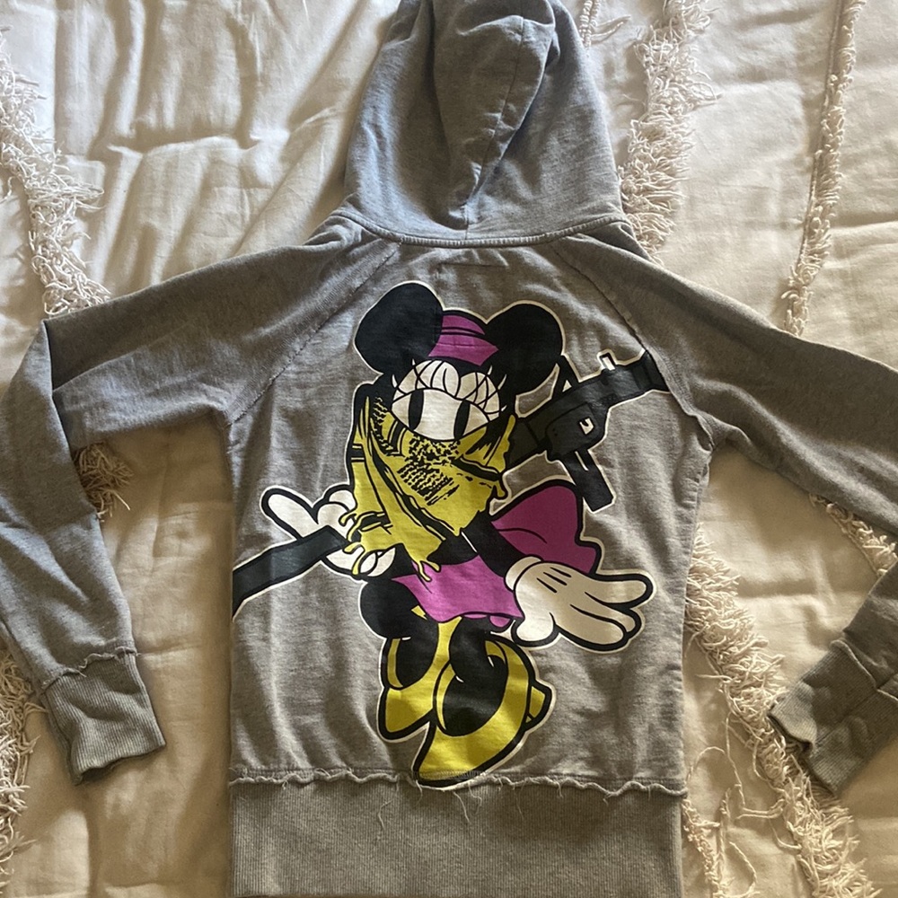 Hellz Bellz Minnie Mouse zip up hoodie